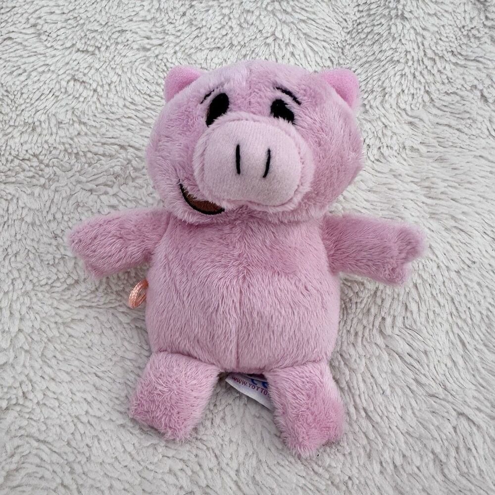 Yottoy Mo Willems Elephant and Piggie Pink Pig Plush 5" Stuffed Animal Toy
